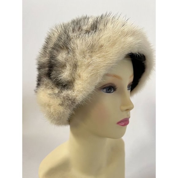 Vintage 60s Fur Hat Designed by Lora Made in USA 1960s Mod Oversized Red Fox Fur Hat – Featherstone Vintage main image 3